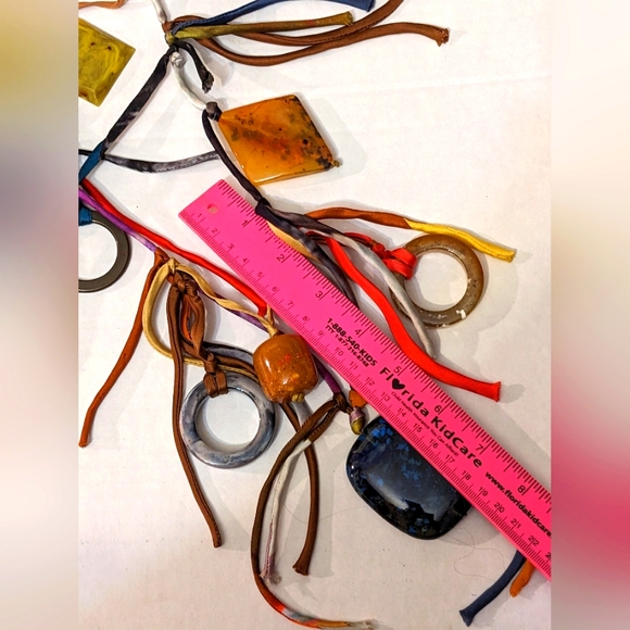 Silvia Tcherassi Rare Gemstone Couture Artisan Modern Art Necklace Avant Garde - Picture 6 of 16